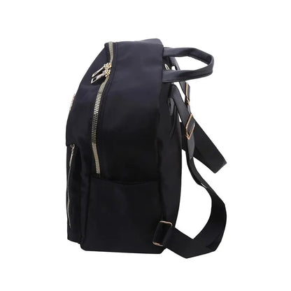 Backpacks Simple Large Capacity New Black Travel Bag For Women Solid Harajuku Student Schoolbag Backpack Unisex Bags High Street