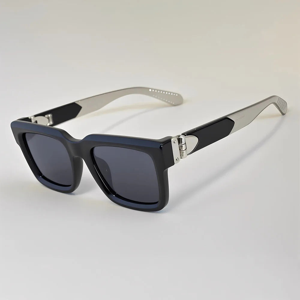 Blue Square Sunglass Men Luxury 2026 Sunglasses Women Trendy Woman Vintage Designer Fashion Glasses Gafas De Sol Hombre Lunette