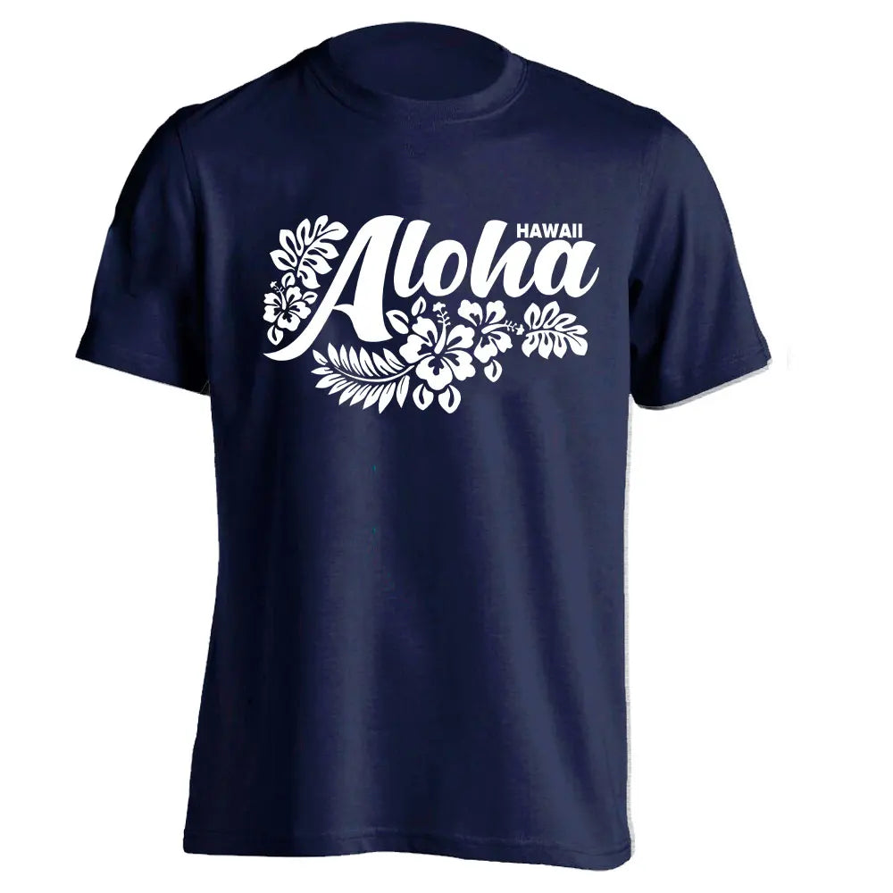Men's Cotton Shirt OAHU HAWAII SURFING Distressed TShirt Unisex Surf Board Beach Tee Tops Summer Fashion Casual Short Sleeves