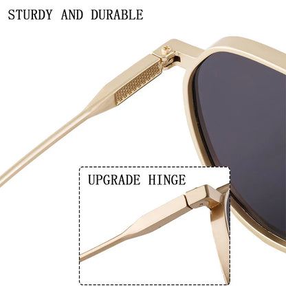 Vintage Punk Sunglasses For Men 2023 Retro Oval Steampunk Round Shades Luxury Lunette De Soleil Homme Gafas De Sol Hombre Lentes