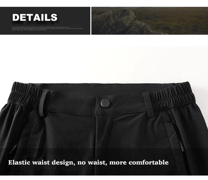 Women's Summer Hiking Pants Quick-Dry Waterproof Cargo Pants Outdoor Stretch Mountain Trousers For Camping Climbing