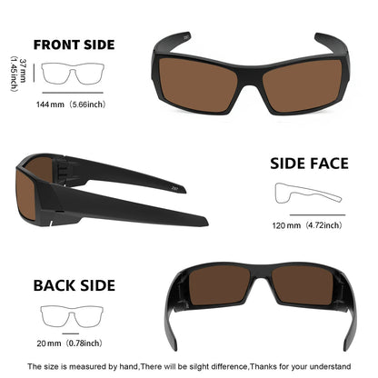 Z87 Polarized Sunglasses Men Women Wrap Around Sport Driving UV400 Retro Vintage Shield Safety Glasses 8231