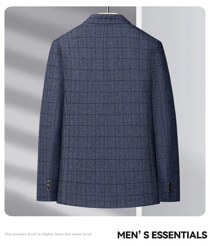 2025 Autumn Winter Woolen Suit Jacket for Men's Korean Slim Fit Casual Business Suit Jackets Social Office Blazers Men Clothing