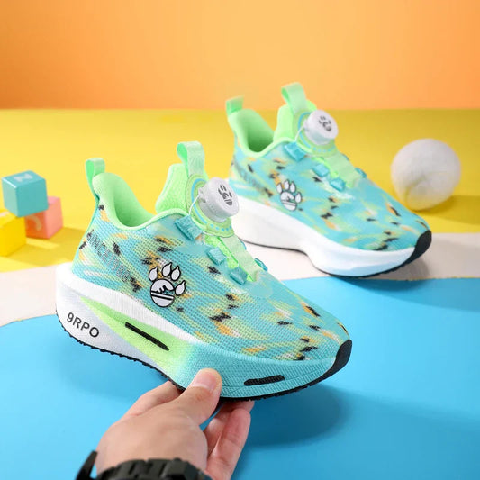 New children's shoes, boys' double-net carbon sneakers, students' casual and light running shoes, children's basketball shoes