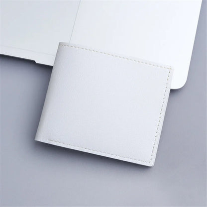 Portefeuilles Courts en Cuir PU pour Homme, Vintage, Fins, Porte-Cartes de Crédit Masculin, Noir, Petits Portefeuilles Grande Capacité Porte-Cartes Sac