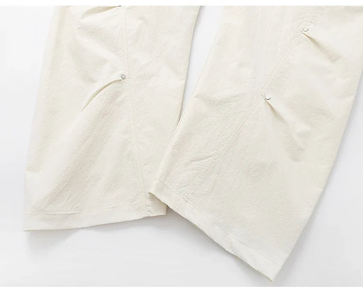Big Size 8XL Men Casual Pants Elastic Waist Cargo Trouser Male Scimitar Banana Curved Plus Large Drawstring Fashion Straight 6XL