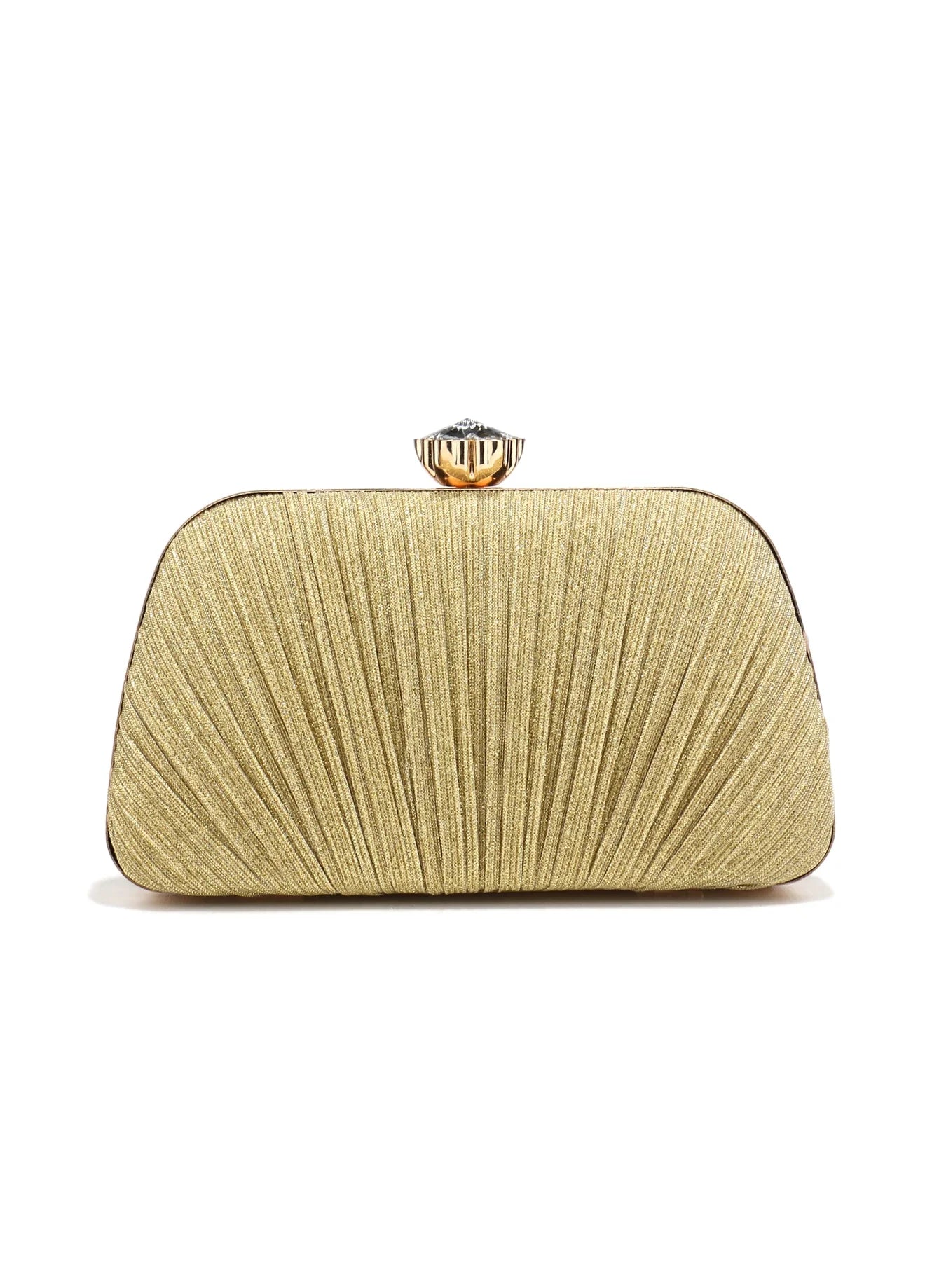 Ruched Fashion Lady Clutch Bags Decorated Fashion Sequin Luxury Evening Bags Rhinestones Metal Chain Handbags Banquet Glamorous
