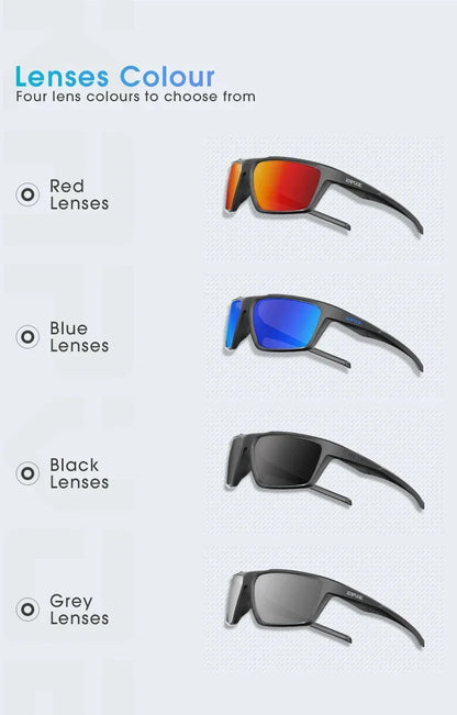 Men Fashion Polarized Sunglasses Cycling Glasses UV400 Eyewear for Men Women Driving Climbing Outdoor Sports Sunglasses