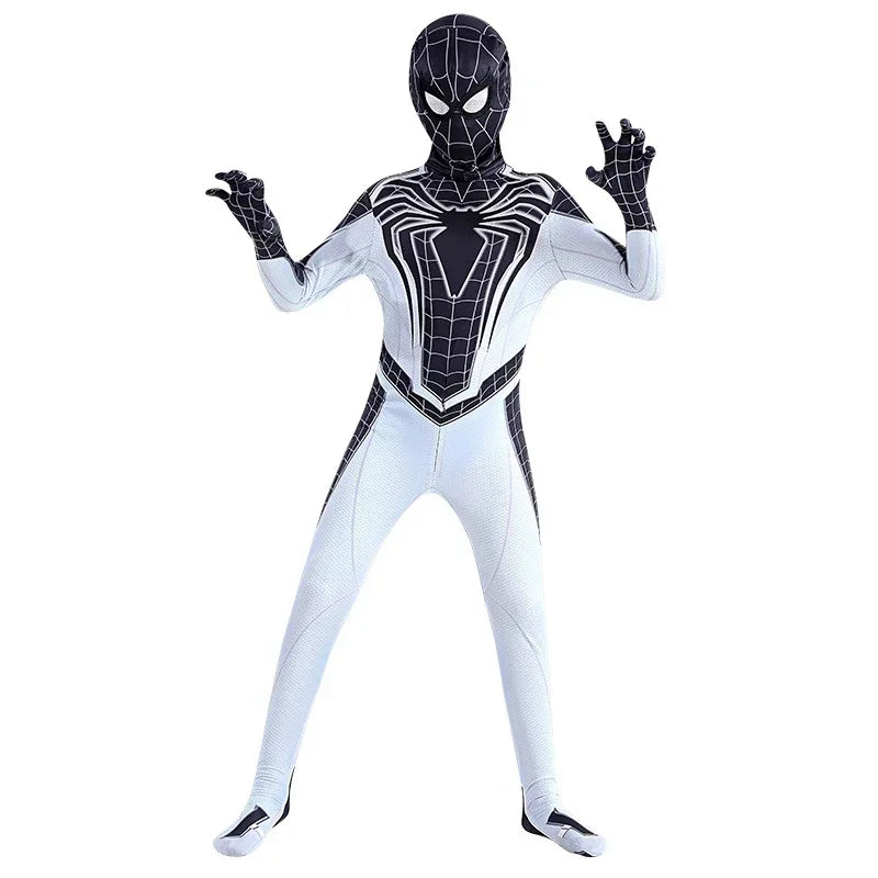 Negative Zone Spiderboy Costume Child Superhero Cosplay Jumpsuit Adult Kids Zentai Halloween Super Hero Cosplay Suit