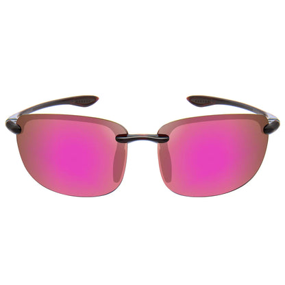 Rimless Polarized Sports Sunglasses Men&Women Tr90 Frame for Running Fishing Baseball Driving （8001）