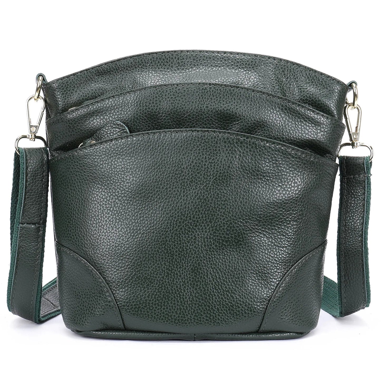 Genuine Leather Women Messenger Bags Cow Leather Crossbody Shoulder Bag Small Female Handbags Capacity Phone Bag for Girls