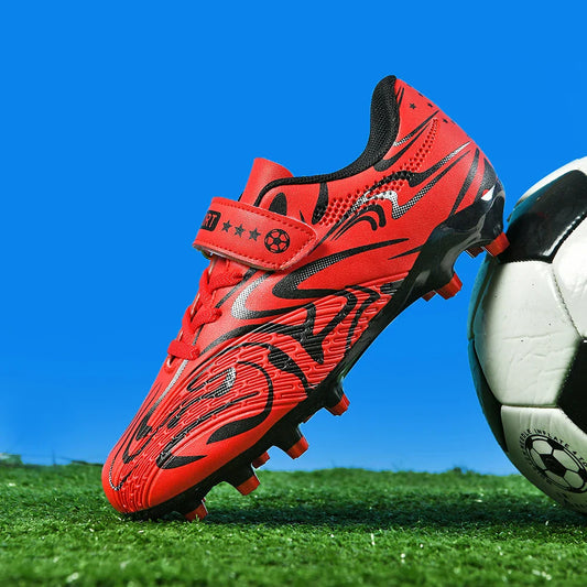 New Kids Soccer Shoes Original Football Shoes Boy Girl Indoor Professional Football Field Boots Society Cleats Non Slip Sneakers