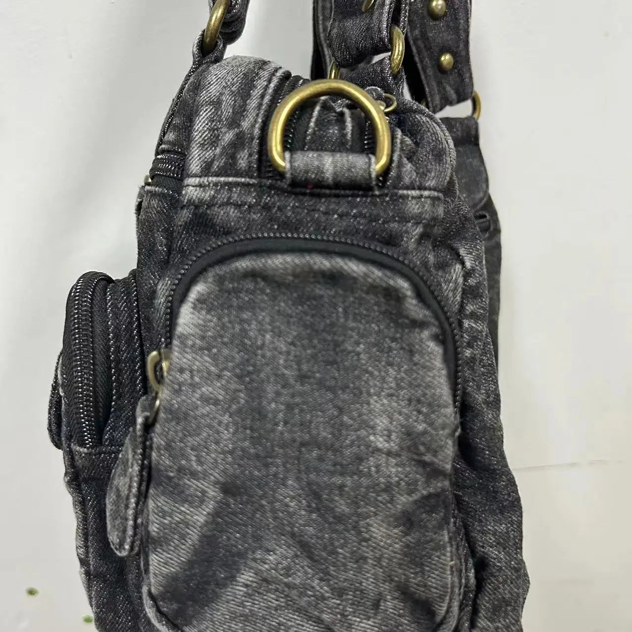 Women Handbags Satchel Top-handle Handbag Denim Shoulder Bag Dumpling Pack Give Gifts Shoulder Bags Phone Money Pack