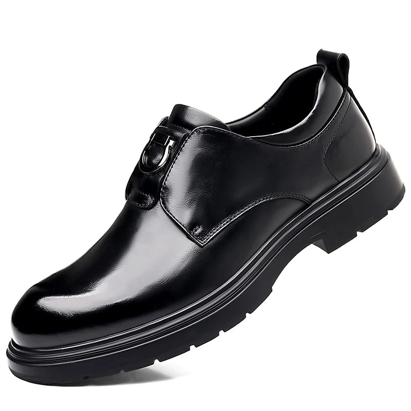 Business Men Shoes Patent Leather Man Brogues Shoes Fo Man Dress Shoe Loafers Pointed Toe Male Moccasins Plus Size Shoes for Men