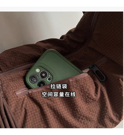 New Comfortable and Versatile Texture Hobo Bags Women Crossbody Bags Large Capacity Lightweight Casual Storage Bags Fashionable