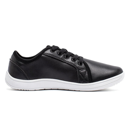 Minimalist Shoes for Men Women Wide Toe Barefoot Zero Drop Shoes Casual Artificial Leather Lightweight Walking Sneakers
