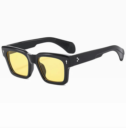 Vintage Square Sunglass Men Vacation Fashion Glasses Retro Sunglasses Women Trendy Fashion Glasses Gafas De Sol Hombre Zonnebril