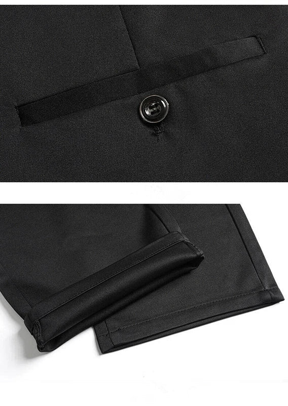 New casual suit pants pants, men's business casual suit pants, loose straight summer thin section elastic suit pants