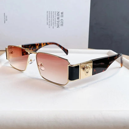 New Fashion Brand Luxury Designer Sunglasses Men Women 2026 Leopard Vintage Elegant Shades Glasses Trendy Travel Top Sunglasses