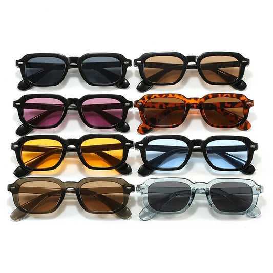 Cycling New Vintage Square Sunglasses Classic Shades Women Men Designer Multi Color Eyeglass Casual Decorative Style Sun Glasses