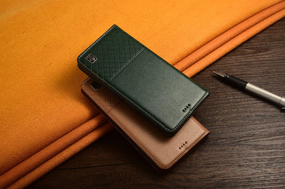 Genuine Leather Case Book For Apple iPhone 17 AIR 16 E 15 14 13 Plus Pro Max Mini Pro Max Plus Flip Wallet Phone Cover