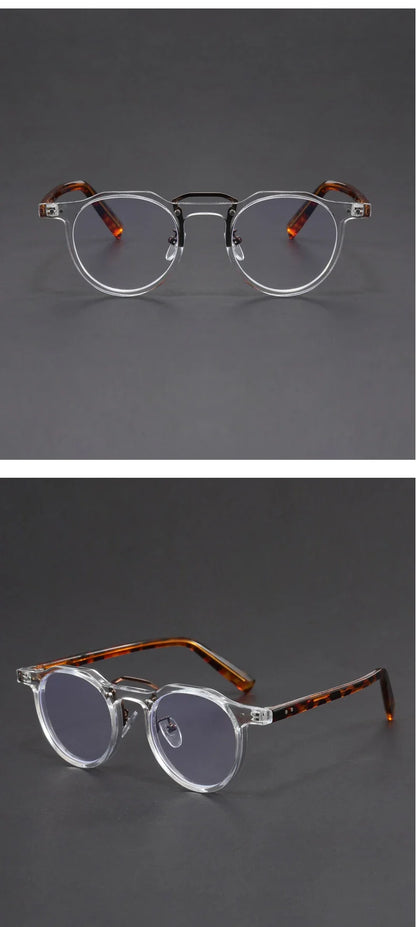 Personalized Retro Fashion New Design Men's Anti-blue Light Glasses Reading Glasses Can Be Customized Prescription 1028