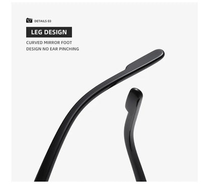 Semi-Rimless Sunglasses For Men Vacation Square Sunglasses Women Trendy Vintage Fashion Glasses Gafas De Sol Hombre Zonnebril