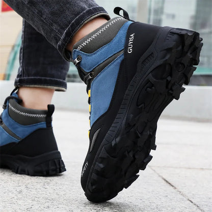 security boots for men work safety sneakers high quality Work shoes with steel toe anti slip anti puncture indestructible shoes