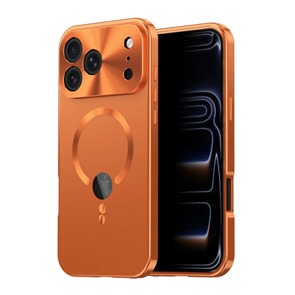 Magnetic Metal Aluminium Alloy Case for IPhone17 Pro Max 17 Pro Full Camera Lens Protective Original Color Phone Ultrathin Cover