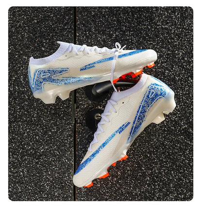 New Men Football Boots Ultralight Soccer Shoes Cleats Long Spikes Match Breathable Indoor Sneakers Training Drop Shipping