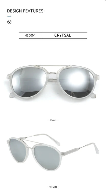 Fashion Polarized Sunglasses Men Women Metal Frame Pilot Sun Glasses UV400 Protection Shade