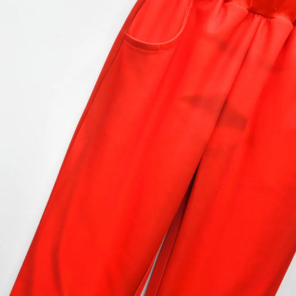 Pocket Devs VR Cosplay Costume Red Suit Set Devs-ROB Game Roleplay Outfit for Boys Girls Halloween Party Cosplay Ready To Ship