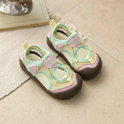 Boys Girls Recycled Adventure Sandals 2026 New Summer Toddler Sporty Sandals Non-slip Versatile Chic School Outdoor Hiking Shoes