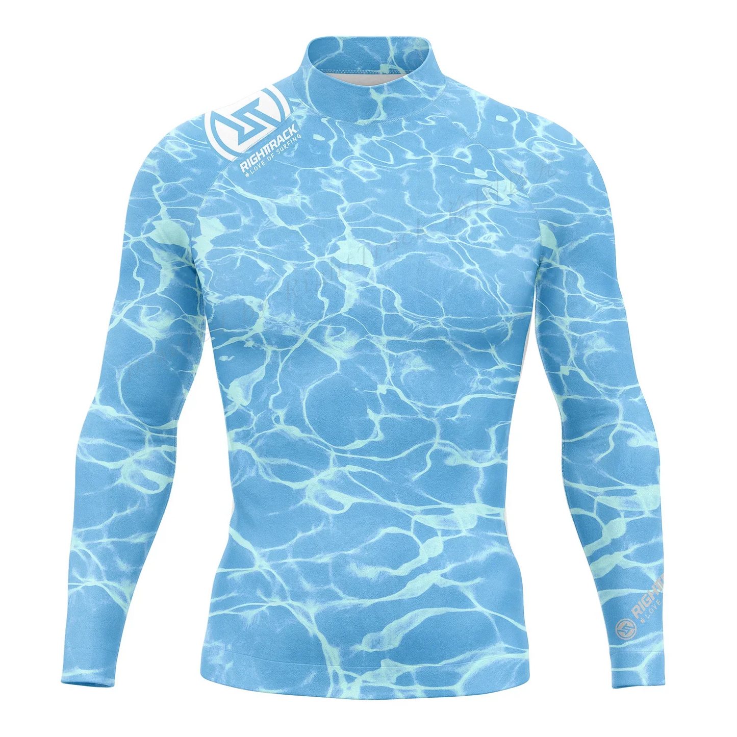 RightTrack Men's Rashguard Snorkeling UV Camouflage Long Sleeve Surfing T-Shirt Swimwear UPF Diving Sunscreen Beachwear