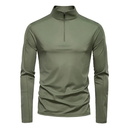 2025 Men's Spring Lightweight Breathable UV Protection Sun Shirt for Outdoor Activities Male T Shirt