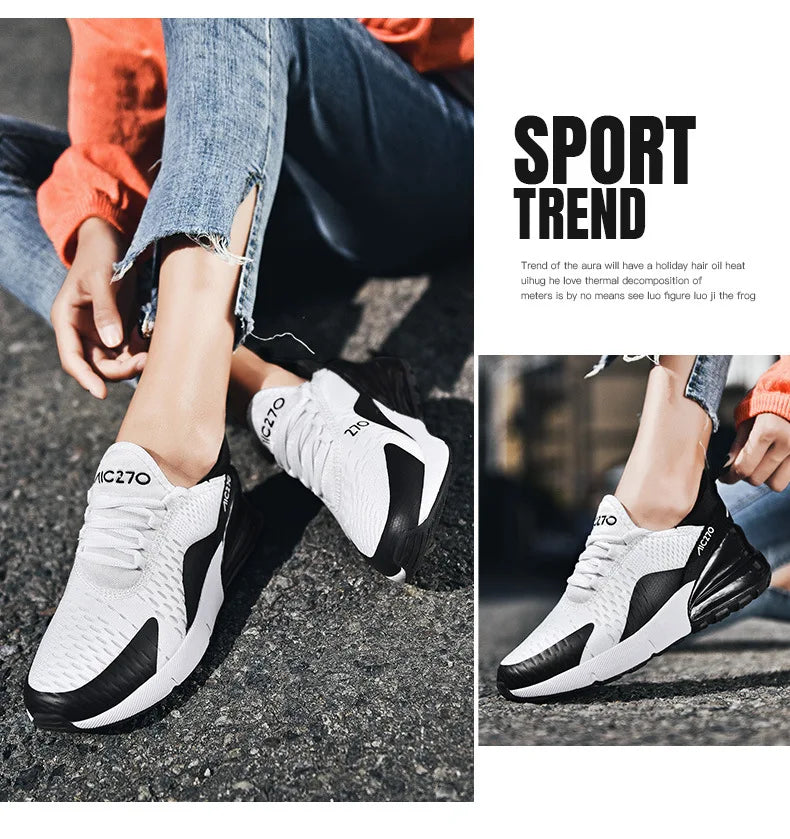 Men's Sneakers Outdoor Jogging Sport Shoes Autumn Season Women Casual Sneakers Shoes Platform Mesh Breathable Casual Shoes 36-47