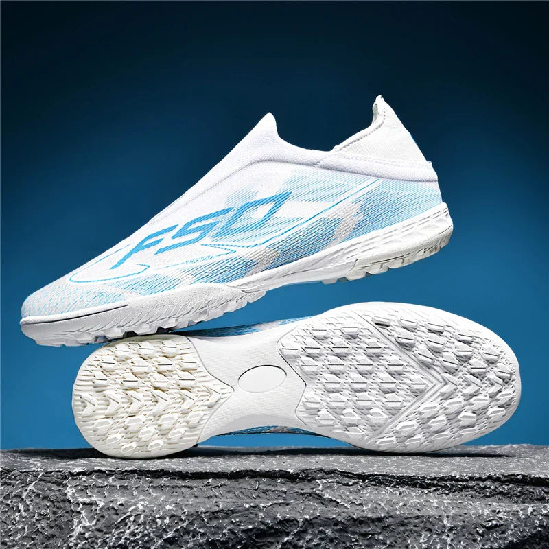 New Men's Football Boots Ultralight Sport Indoor Cleats Soccer Shoes Grass Adult Non-Slip Non Slip Fg Turf Futsal Comfortable