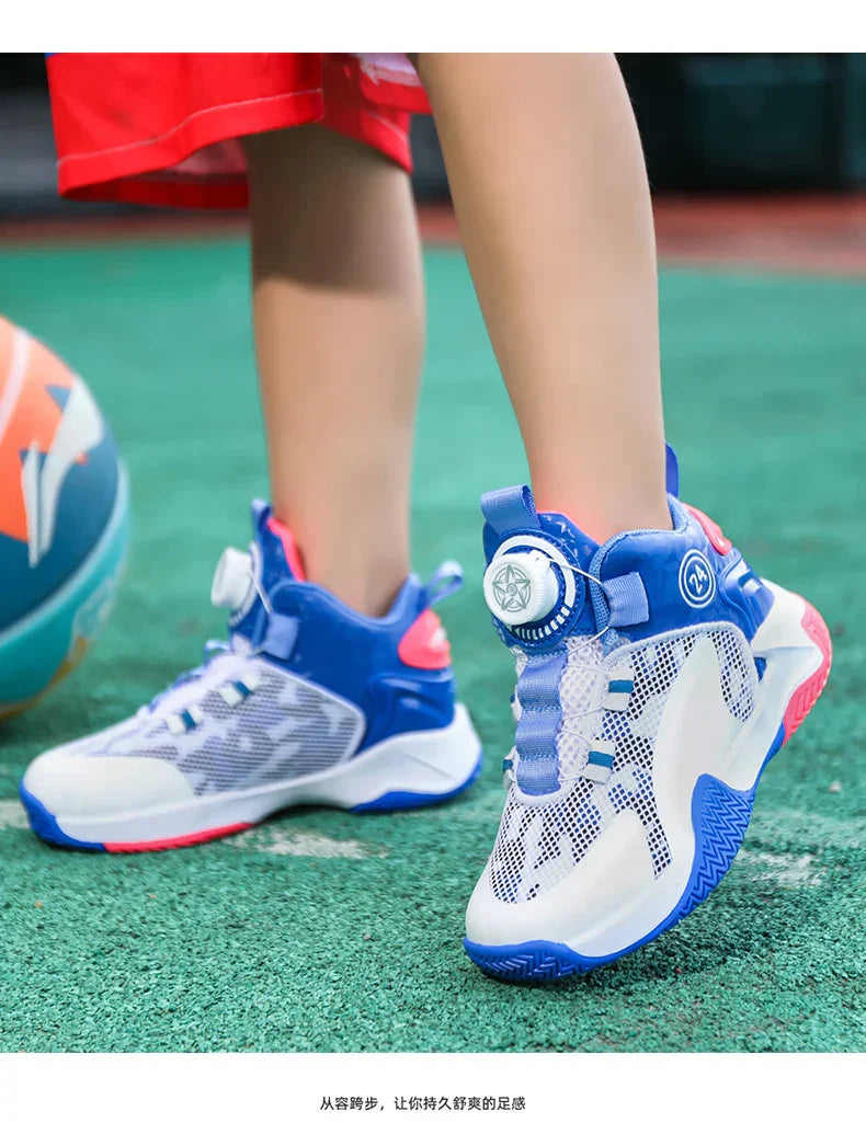High-Quality Breathable Casual Basketball Shoes for Boys Fashionable Children's Footwear for Comfort And Style
