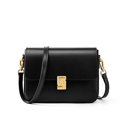 100% Genuine Leather Women Crossbody Bag Fashion Small Square Bag High Quality Cowhide Women's Commuter Shoulder Bag