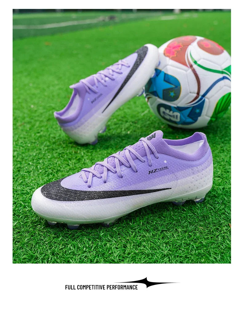 New Men Soccer Shoes Futsal Cleats Ultralight Hot Sale Football Boots Unisex High-quality Women Professional TF/FG Sneakers