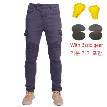 Motorcycle Jeans Pantalones Motocicleta Hombre Featherbed Jeans Standard Version Car Ride Trousers Pant Summer Riding