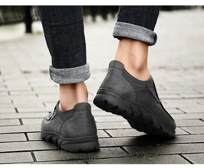 Men Casual Shoes Breathable Loafers Sneakers Fashion Comfortable Flat Handmade Retro Leisure Loafers Shoes Men Shoes