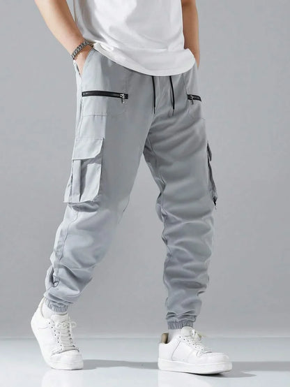 Men's Casual Workwear Pants Outdoor Long Trousers Loose Fashionable New Style Comfortable Breathable Fashion Casual Trousers