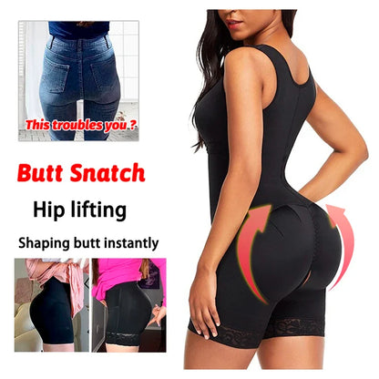 Full Body Corset Bodysuit Carving Shaper Tights Postpartum Girdles Fajas Colombian Sheath Butt Push Up Women Modeling Shapewear
