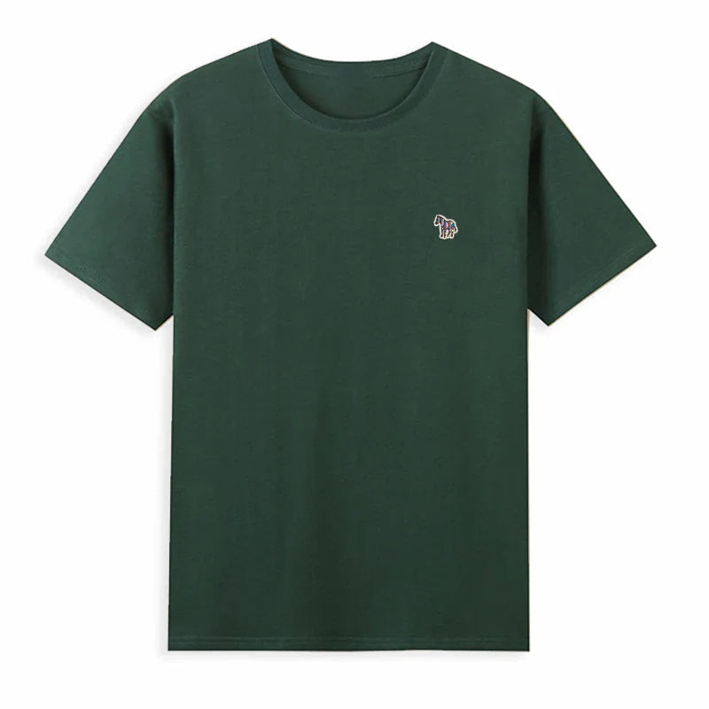 Korea Style brand Cotton O-Neck Minimalist Front Back letter Printed Pattern Tees Summer Harajuku Men Women Short Sleeve T-shirt
