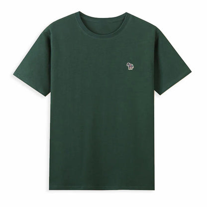 Korea Style brand Cotton O-Neck Minimalist Front Back letter Printed Pattern Tees Summer Harajuku Men Women Short Sleeve T-shirt