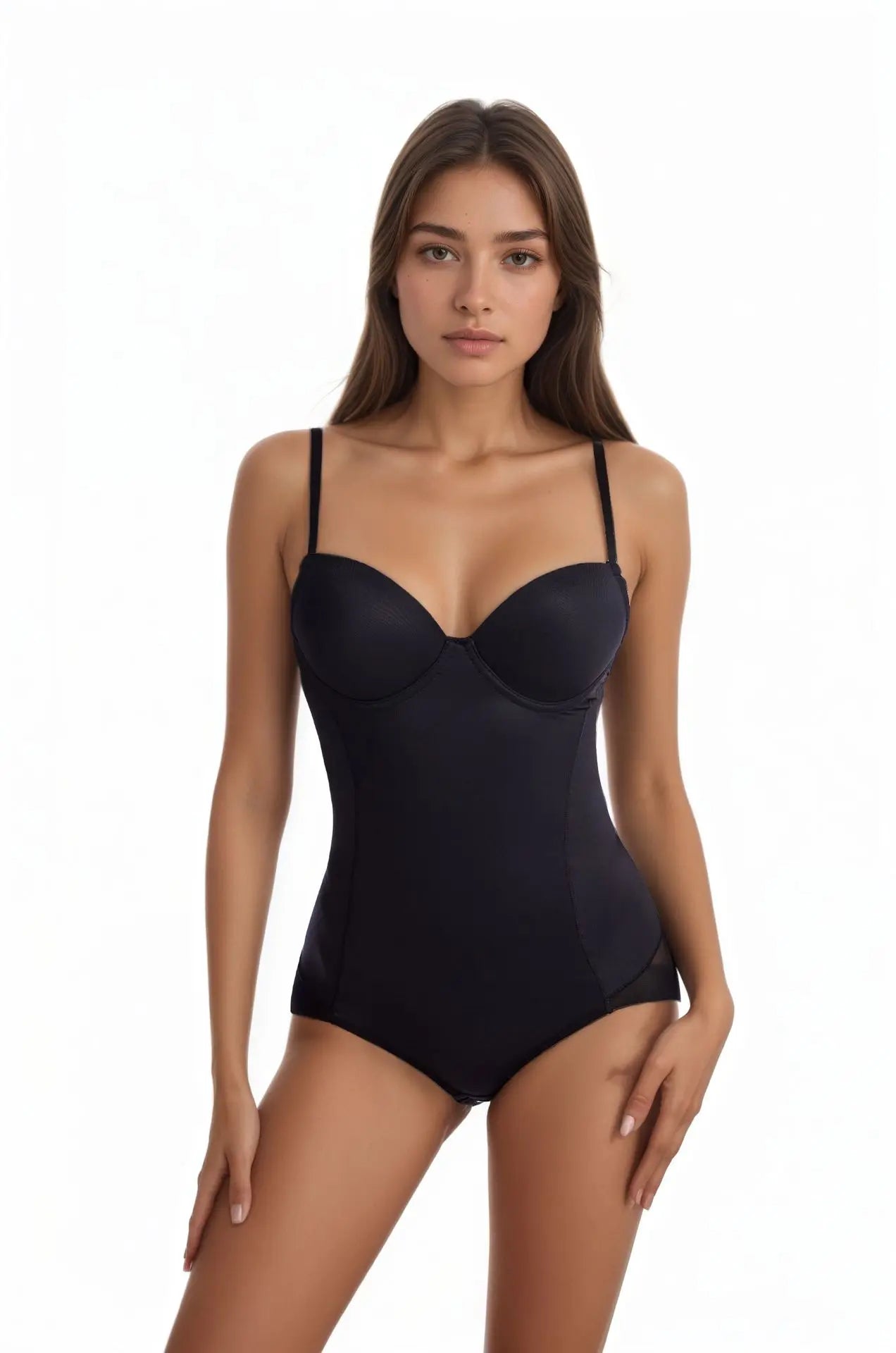 Women Shapewear Bodysuit Steel Boned Corset Tummy Control Slimming Body Shaper