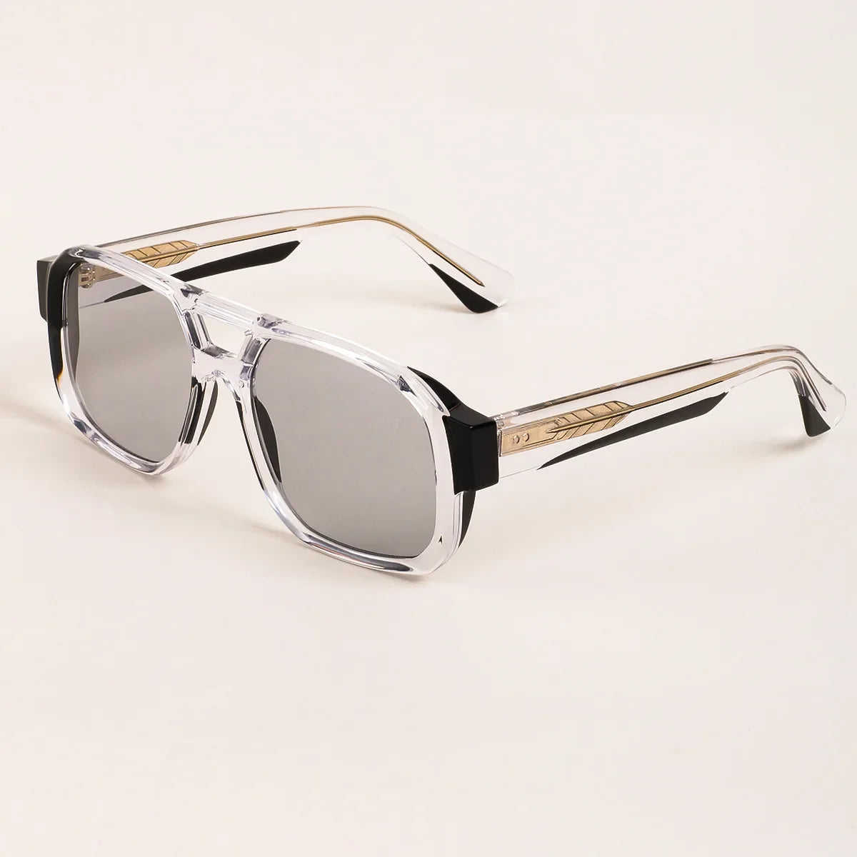 2026 New Fashion Thick Large Frame Man Sunglasses High Quality Handmade Acetate Retro UV400 Protection Goggles Women Sun Glasses