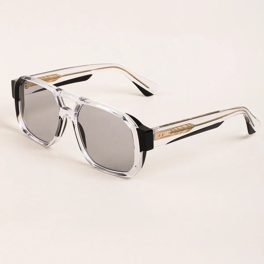 2026 New Fashion Thick Large Frame Man Sunglasses High Quality Handmade Acetate Retro UV400 Protection Goggles Women Sun Glasses