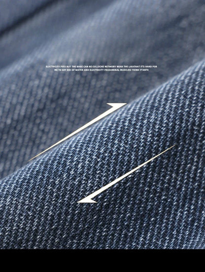  Brand Clothing Spring Summer Slim Men's Jeans Casual Breathable Cotton Fabric Stretch Denim Pants Blue Trousers Male Plus Size
